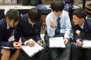 個別探究活動スタート（１年生）